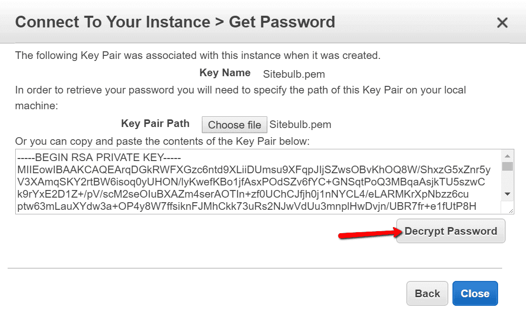 Decrypt Password