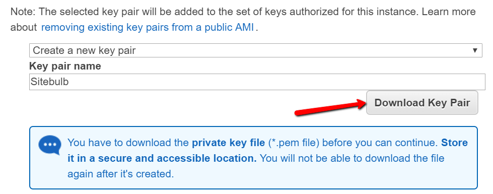 Download Key Pair