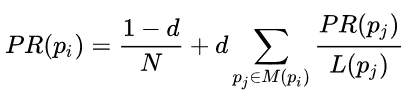 PageRank Formula