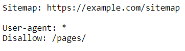 Robots.txt example file