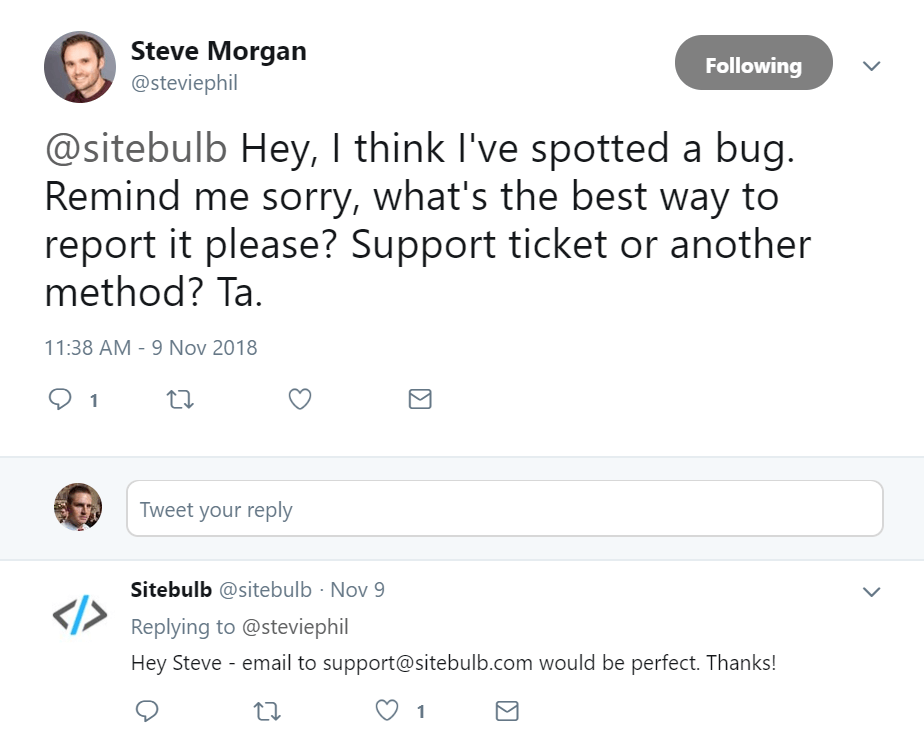 Steve Morgan tweet
