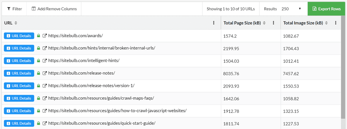 Total image size too big