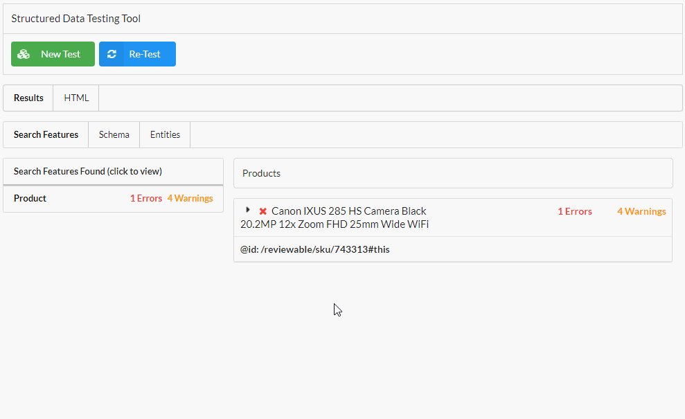 Structured Data Checker