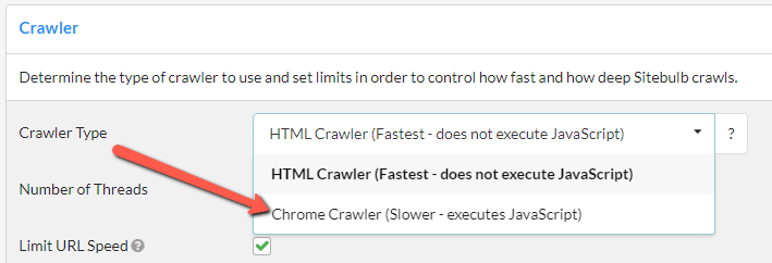 Select Chrome Crawler