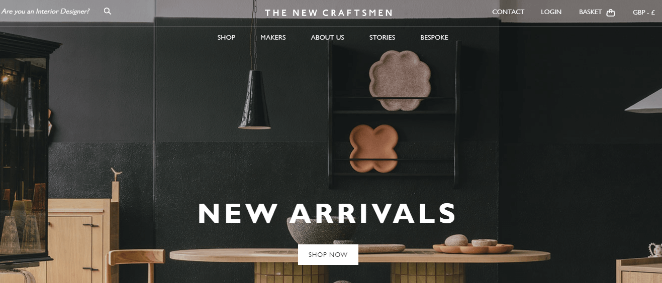The New Craftsmen Website