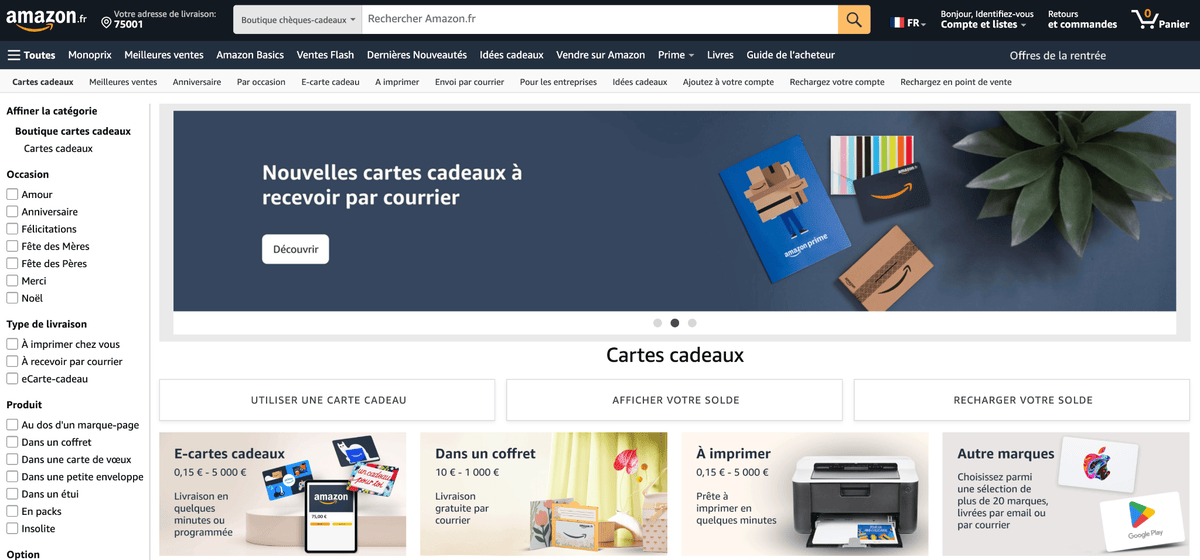 Amazon.ca Homepage