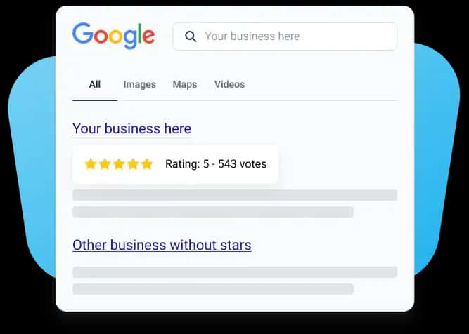 Adding review schema to website can help you get reviews shown in the SERPs and win competitors