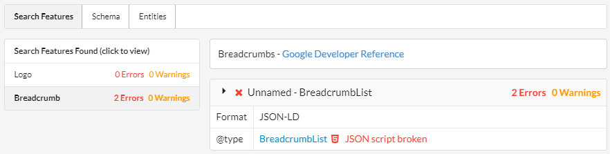 JSON Script Broken