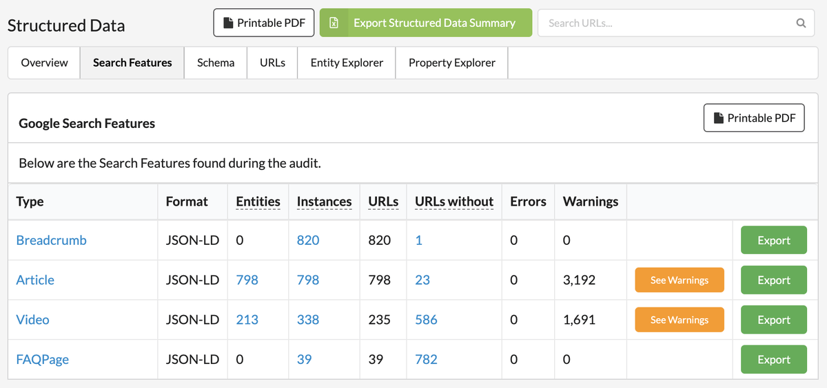 Example 2: Bulk add/update internal links