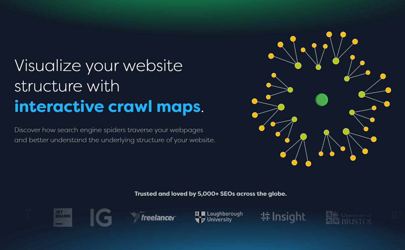 sitebulb crawl maps tool