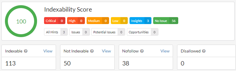 indexing faceted navigation SEO example