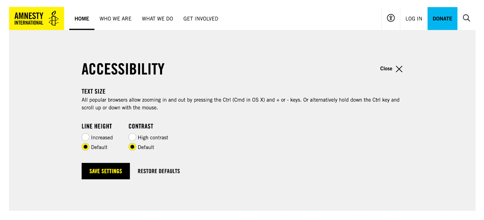 An image of Amnesty International